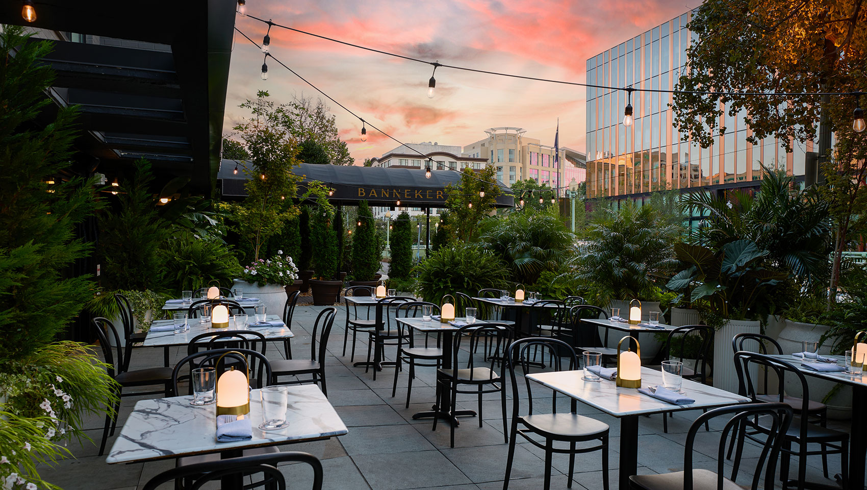 Le Sel Patio Evening