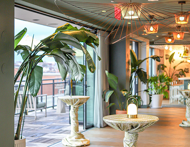 event set-up at banneker